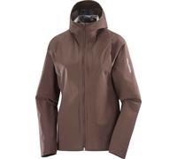 Salomon - Veste imperméable et coupe-vent - Bonatti Trail Jkt W Coffee Bean pour Femme - Taille L - Marron Marron L