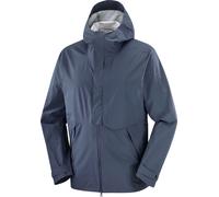 Salomon - Veste imperméable et coupe-vent de randonnée - Outerpath Pro 2.5L Jkt M Blue Nights pour Homme - Taille XL - Bleu Bleu XL