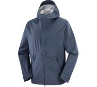 Salomon - Veste imperméable et coupe-vent de randonnée - Outerpath Pro 2.5L Jkt M Blue Nights - Taille S - Bleu Bleu S