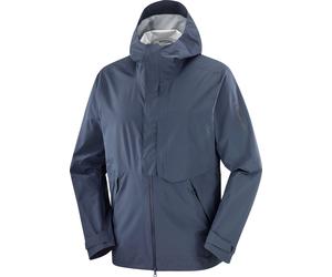 Salomon - Veste imperméable et coupe-vent de randonnée - Outerpath Pro 2.5L Jkt M Blue Nights - Taille S - Bleu Bleu S