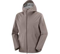 Salomon - Veste respirante et imperméable - Outerpath 2.5L Jacket M Iron pour Homme - Taille XL - Marron Marron XL
