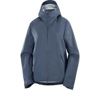 Salomon - Veste respirante et imperméable - Outerpath 2.5L Jacket W Blue Nights pour Femme - Taille XS - Navy Navy XS