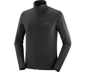 Salomon - Veste technique chaude et légère - Sntial Lightwarm Hybrid M Deep Black pour Homme - Taille S - Noir Noir S
