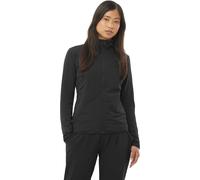 Salomon - Veste technique chaude et légère - Sntial Lightwarm Hybrid W Deep Black pour Femme - Taille M - Noir Noir M