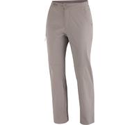 Salomon - Pantalon déperlant de randonnée - Wayfarer 2.0 Pants W Iron pour Femme en Softshell - Taille S - Beige Beige S