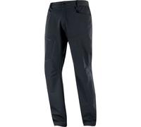 Salomon - Pantalon de randonnée chaud - Wayfarer Warm Pants M Deep Black pour Homme en Softshell - Taille 42 FR - Noir Noir 42 FR