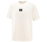 Salomon - T-shirt urbain en coton biologique stretch et manches longues - Wild Rays/Label SS Tee M Whisper White pour Homme en Coton - Taille S - Blanc S