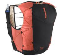 Salomon - Sac de running - Active Skin 12 Set W Emerglow / Black pour Femme - Taille XS - Rouge Rouge XS