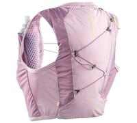 Salomon - Gilet de trail Active Skin 4 W Set - Femme - Taille L - Dusky Orchid / Kaki