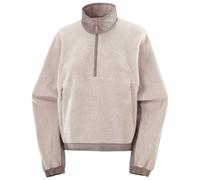 Salomon - Women's Chroma Fleece Crop Half Zip - Pull polaire - L - etherea / iron
