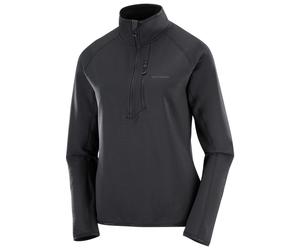 Salomon - Women's Essential Lightwarm Half Zip - Pull polaire - XL - deep black
