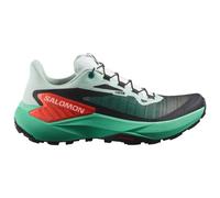 Salomon - Women's Genesis - Chaussures de trail - EU 40 - bay / electric green / cherry tomato