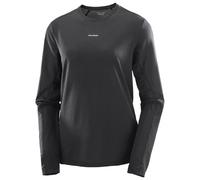 Salomon - Women's SHKout Core L/S - T-shirt de running - L - deep black