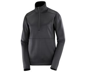 Salomon - Women's Sntial Midfleece Half Zip - Pull polaire - XXL - deep black