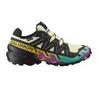 Salomon - Women's Speedcross 6 Gore-Tex - Chaussures de trail - EU 36 - transparent yellow / black / waterfall