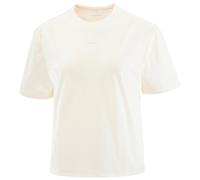T-shirt Salomon Trackline manches courtes blanc perle femme - L