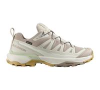 Salomon - Chaussures de randonnée journée en GORE-TEX - X Ultra 360 Edge GTX W Etherea / Rainy Day / Canary Green pour Femme - Taille 7 UK - Beige Beige 7 UK