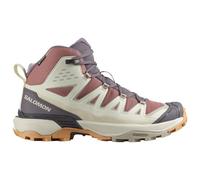 Salomon - Chaussures de randonnée en GORE-TEX - X Ultra 360 Edge Mid GTX W Burlwood / Vanilla Ice / Excalibur pour Femme - Taille 7 UK - Beige Beige 7 UK
