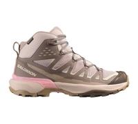 Salomon - Chaussures de randonnée en GORE-TEX - X Ultra 360 Edge Mid GTX W Iron/Hushed Violet pour Femme - Taille 7 UK - Beige Beige 7 UK