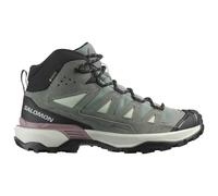 Salomon X Ultra 360 Leather Mid Goretex Hiking Boots Vert EU 42 Femme