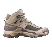 Salomon - Women's X Ultra 5 Mid GORE-TEX - Chaussures de randonnée - EU 42 2/3 - iron / desert tan / green milieu