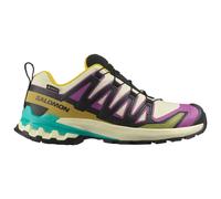 Salomon - Chaussures de trail en GORE-TEX - XA Pro 3D V9 GTX W Transparent Yellow/Black pour Femme - Taille 7 UK - Beige Beige 7 UK