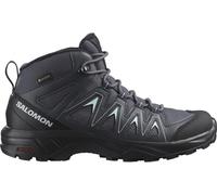 Salomon X Braze Mid Gore-Tex Chaussures Imperméables de Randonnée pour Femme, Caractéristiques essentielles pour la randonnée, Look sportif, Polyvalence, Ebony, 40