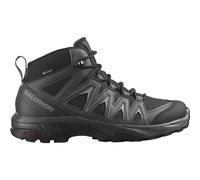 Salomon X Braze Mid Gore-Tex Chaussures Imperméables d'extérieur pour Femme, Caractéristiques essentielles pour la randonnée, Look sportif, Polyvalence, Black, 38 ⅔