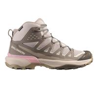 Salomon - Chaussures de randonnée en GORE-TEX - X Ultra 360 Edge Mid GTX W Iron/Hushed Violet pour Femme - Taille 6 UK - Beige Beige 6 UK