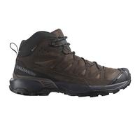 Salomon X Ultra 360 Leather Mid Gore-Tex Chaussures Imperméables de randonnée pour Homme, Stabilité, Adhérence, Protection tout temps, Dark Earth, 48