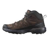 Salomon X Ultra 360 Leather Mid Gore-Tex Chaussures Imperméables de randonnée pour Homme, Stabilité, Adhérence, Protection tout temps, Dark Earth, 41 ⅓