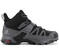 Salomon Homme Men's X Ultra 4 Mid Gore-tex Hiking Boots for Men Sneaker, Noir/Aimant/Bleu perlé, 43 1/3 EU