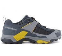 Salomon - Chaussures de randonnée en GORE-TEX - X Ultra 5 GTX M Turbulence / Monument / Spicy Mustard pour Homme - Taille 10,5 UK - Gris Gris 10,5 UK