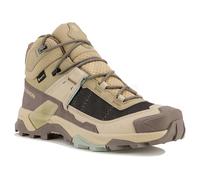 Salomon - Women's X Ultra 5 Mid GORE-TEX - Chaussures de randonnée - EU 42 - iron / desert tan / green milieu