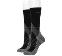 Salomon x Ultra Access Crew Lot de 2, chaussettes en laine mérinos pour la régulation de la température, semelle rembourrée en polypropylène, maintien élastique zonal pour la randonnée et l’extérieur