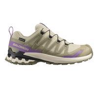 Salomon Chaussures XA PRO 3D v9 GORE-TEX Femme Beige/Vert Kaki/Violet Taille 40