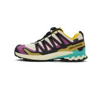 Salomon - Chaussures de trail en GORE-TEX - XA Pro 3D V9 GTX W Transparent Yellow/Black pour Femme - Taille 4,5 UK - Beige Beige 4,5 UK