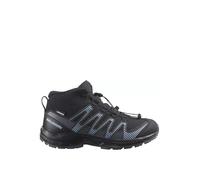 Salomon XA Pro V8 (Little Big Kid) Basket, Noir/Bleu Neptune/Bleu d'Alaska, 32 EU