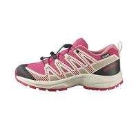 Chaussures Salomon XA Pro V8 Waterproof fuchsia blanc enfant - 38