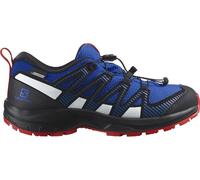 Salomon Xa Pro V8 Waterproof Trail Running Shoe Juniors Lapis Blue/Blk 5 (38) Male