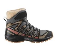 Bottes Salomon XA Pro V8 Winter ClimaSalomon Waterproof gris foncé marron enfant - 35