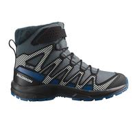 Bottes Salomon XA Pro V8 Winter ClimaSalomon Waterproof gris foncé bleu enfant - 35