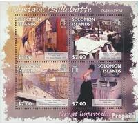 Salomoninseln 1736-1739 Feuille Miniature (complète. Edition.) Neuf avec Gomme Originale ** MNH 2013 Gustave Caillebotte (Le Anstreiche (Timbres pour Les collectionneurs) Peinture