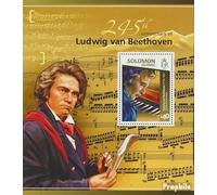 Salomoninseln Bloc-Feuillet 384 (complète. Edition.) Neuf avec Gomme Originale ** MNH 2015 Ludwig Van Beethoven (Timbres pour Les collectionneurs) Musique/Danse