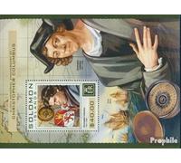 Salomoninseln Bloc-Feuillet 565 (complète. Edition.) Neuf avec Gomme Originale ** MNH 2016 Christoph Christophe colomb (Timbres pour Les collectionneurs) Navigation/navires
