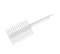 Salon 3 Way Weaver Peigne de tissage pour coloration des cheveux Blanc