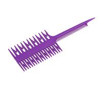Salon 3 Way Weaver Peigne de tissage pour coloration des cheveux Violet