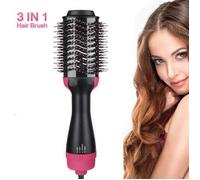 Salon Air Chaud Paddle Brosse à cheveux Générateur d'ions négatifs à lisser bigoudi - Brosse Cheveux Rotative, Ionique, Soufflante