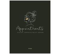 Salon Appointment Book: 4 Column Appointment Book For Hair Stylist Nail Esthetician With Bonus Client Book Tracker And Yearly Planner. Undated 15 ... Book With 52 Week Planner From 7am To 9pm.