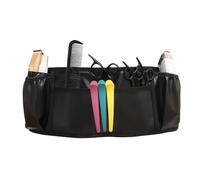 Salon Aprons for Hair Stylist - PU Leather Hair Cutting Apron with Storage Pouches, Professional Hairdressing Tool Apron | Ajustable Waist Belt, Barber Stylist Smock for Men & Women, Waterproof